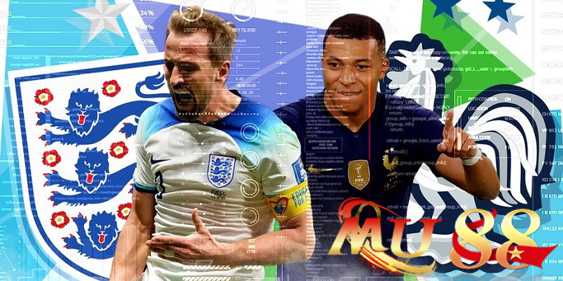Dự đoán kết quả World Cup 2026 từ siêu máy tính Mu88 3 Bán kết giả định 1: Pháp vs Anh